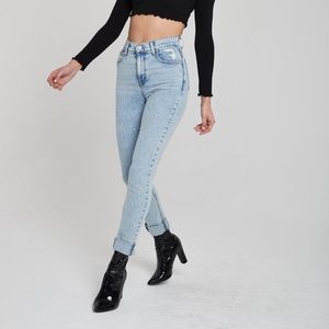 Revice light wash high waisted jeans
